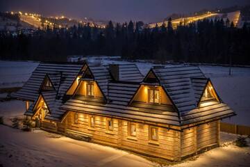 Фото номера Шале с двумя спальнями Шале TatryTop Domki nad Białką г. Чарна-Гура 29