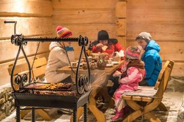 Фото номера Шале с двумя спальнями Шале TatryTop Domki nad Białką г. Чарна-Гура 33